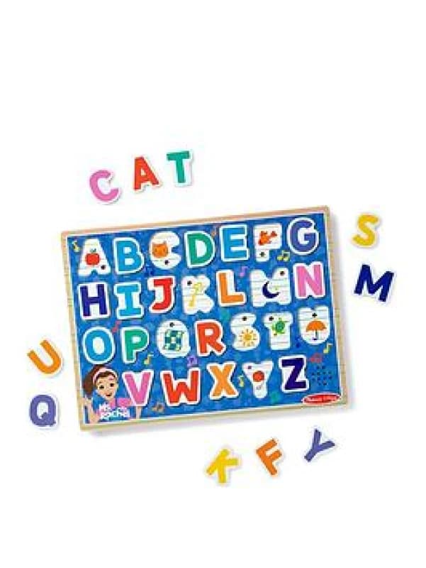 Melissa & Doug Ms Rachel Wooden Alphabet Sound Puzzle 1022067