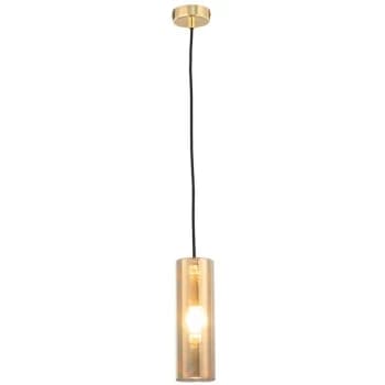 Maytoni Lighting - Maytoni Modern - Gioia Modern Gioia Gold Pendant Ceiling Light Glass Shade