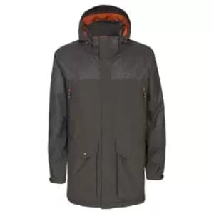 Trespass Mens Larken Waterproof DLX Jacket (S) (Peat)