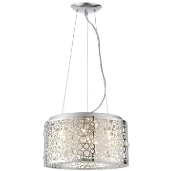 Endon Directory Lighting - Endon Fayola - 6 Light Ceiling Pendant Chrome Plate & Clear Crystal, G9