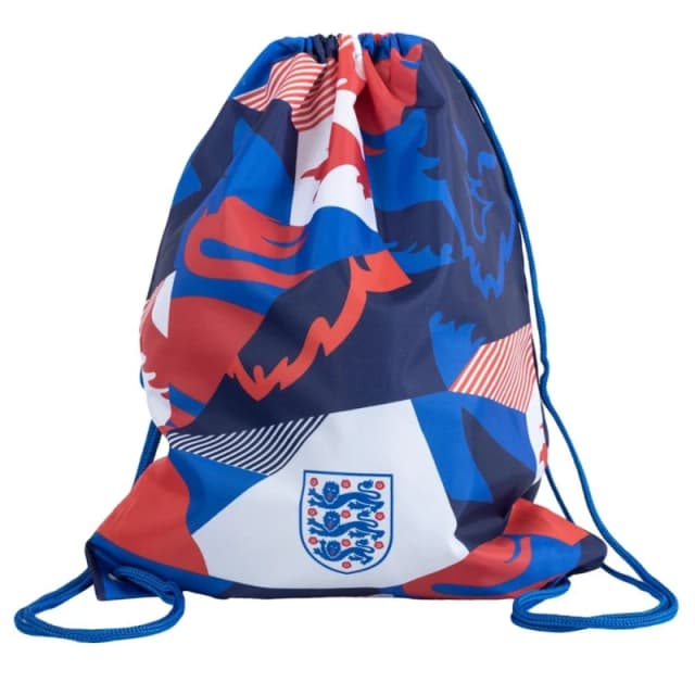 England FA Mens Patch Drawstring Bag in Bright Blue Bright Blue Male