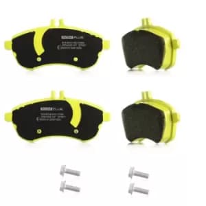 RIDEX PLUS Brake pad set Front Axle 402B0194P Brake pads,Brake pad set, disc brake MERCEDES-BENZ,E-Klasse Limousine (W211),C-Klasse Limousine (W204)