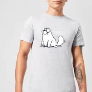 Simons Cat Purrfect Mens T-Shirt - Grey - 3XL