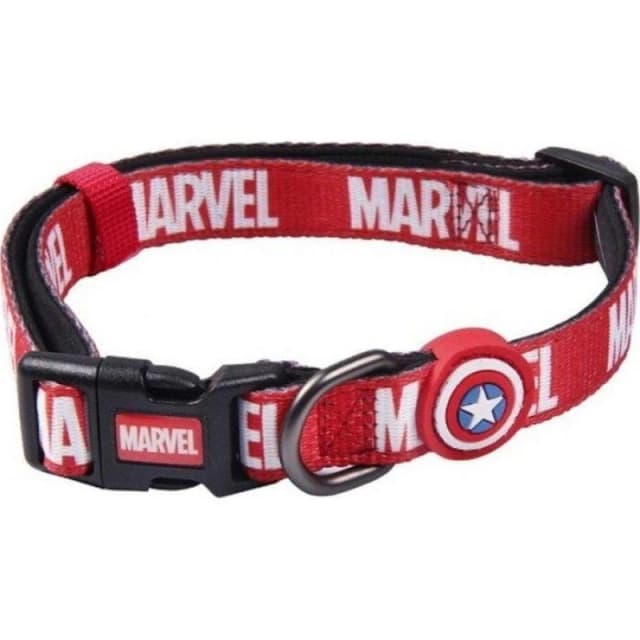 Marvel Dog Collar - NC - Marvel - Red - Size S/M - Pet Accessories S0737593