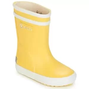 Aigle BABY FLAC boys's Childrens Wellington Boots in Yellow - Sizes 3 toddler,3.5 toddler,4.5 toddler,5.5 toddler,6 toddler,3 toddler,6 toddler,3.5 to