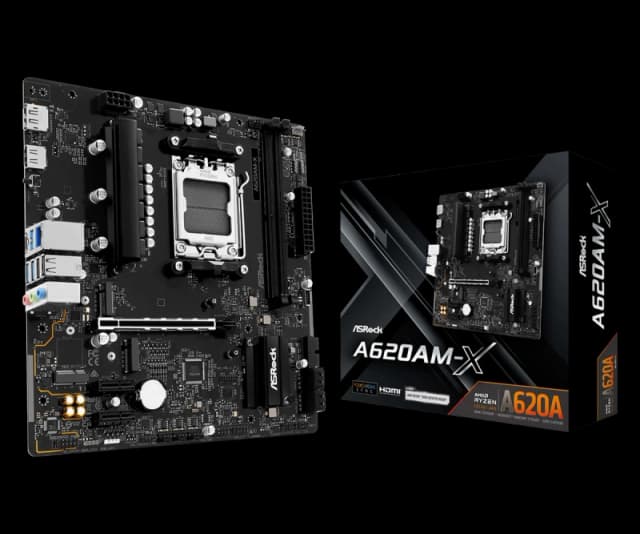 ASRock A620AM-X WIFI AMD A620A DDR5 AM5 Micro-ATX Motherboard