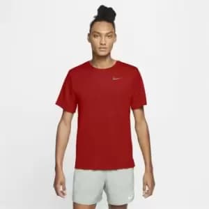 Nike Run Breathe T Shirt Mens - Red