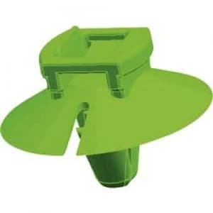 Cable tie 200 mm Black Spring toggle and disc HellermannTyton