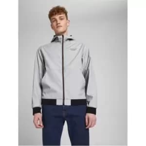 JACK & JONES Hooded Jacket Men Grey