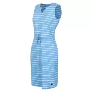 Regatta Fahari Dress - ElysBl/WhStr