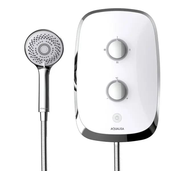 Aqualisa eMOTION Electric Shower - 10.5kw - Arctic White MOWC105