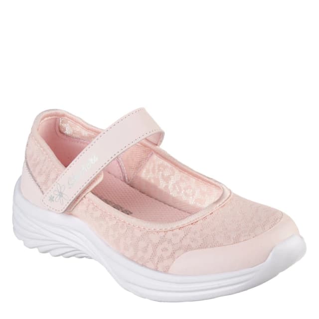 Skechers Dreamy Dancer Canvas Trainers Unisex Kids Pink unisex 3 (36)