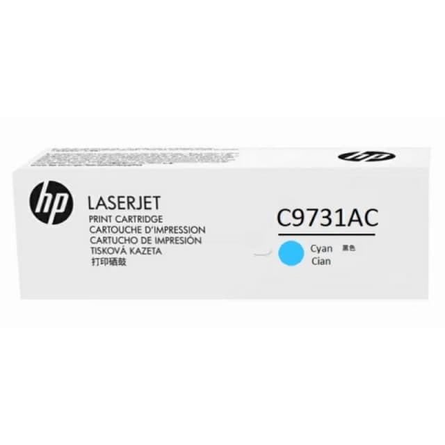 HP C9731AC/645A Toner cartridge cyan Contract. 12K pages/5% for Canon