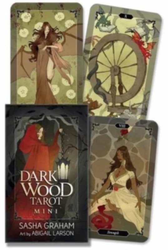 Dark Wood Tarot Mini Deck. Cards. By Sasha Graham, Abigail Larson Books