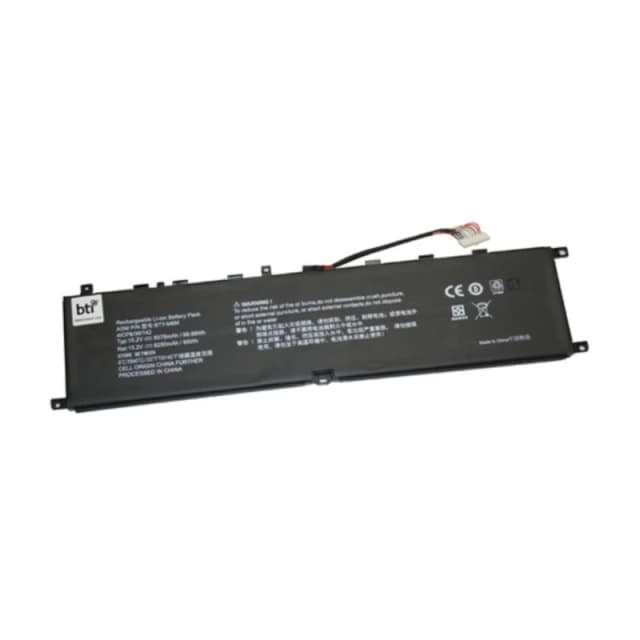 BTI 95Wh 4 cell BTY-M6M compatible battery for MSI WS66 10TMT-207US GE