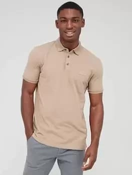 HUGO Dereso_c Polo Shirt - Light Brown , Brown Size M Men