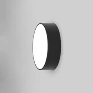 Kea LED Outdoor Large Flush Light Textured Black IP65