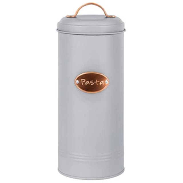 Innoteck Essentials Vintage Pasta Tin With Copper Handle.