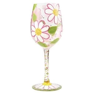 Lolita Oops I Daisied Again Wine Glass