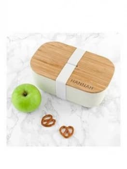 Personalised Bamboo Lunch Box