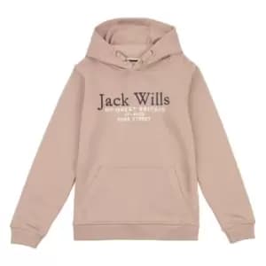 Jack Wills Kids Batsford Logo Script Hoodie - Brown
