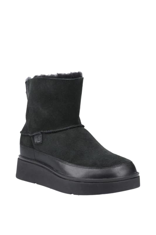 Fitflop Womens Gen-FF Mini Suede Winter Boots UK Size 5 (EU 38) All Black FIT101-BLACK-5
