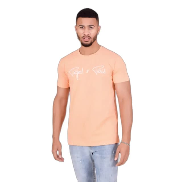 Project X Paris Logo embroidery T-Shirt Project X Paris Basic Orange Male S