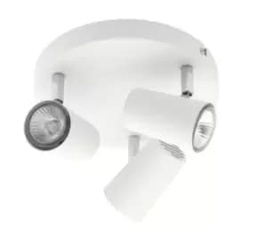 Forum Lighting 35W Inlight Harvey Spot 3 Light Plate White - INL-31776-WHT