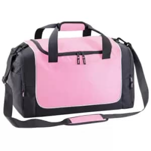 Quadra Teamwear Locker Duffle Bag (30 Litres) (One Size) (Classic Pink/Graphite/Whi)