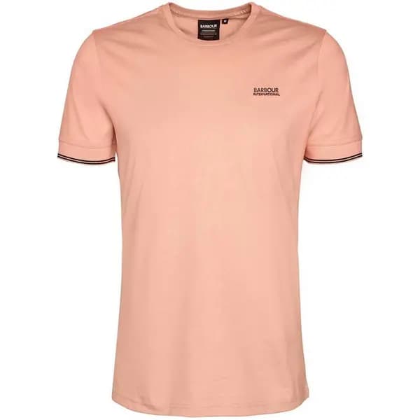 Barbour International Philip Tipped T-Shirt - Pink M