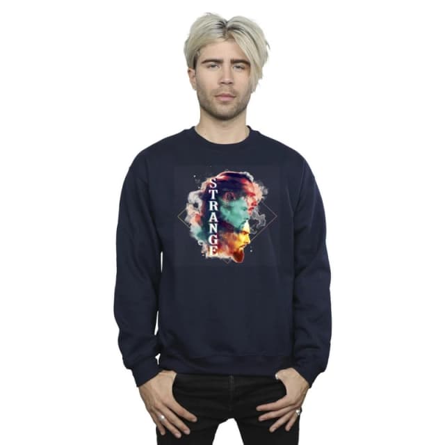 Marvel Marvel Men Doctor Strange Cloud Sweatshirt in Navy Size: Small Navy S Male 5059934569768