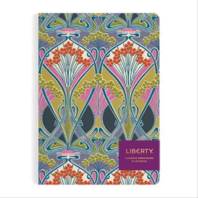 Liberty Ianthe Bloom B5 Handmade Embroidered Journal. Diary or journal. By Galison, Liberty Books