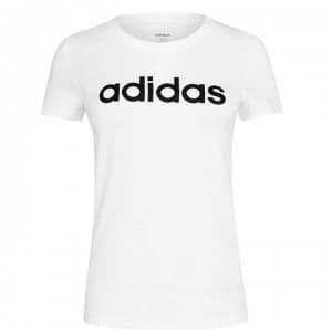 adidas Essential Linea T Shirt - White