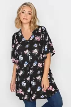 Floral Angel Sleeve Top