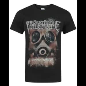 Bullet For My Valentine Temper Gas Mask Unisex XL T-Shirt (Black)