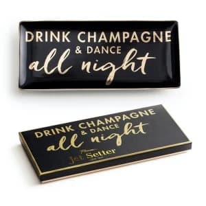 Jetter Setter Drink Champagne Dance All Night Tray