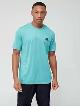 adidas Performance AEROREADY Designed For Movement T-Shirt - Blue Size M, Men