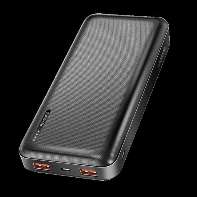 LogiLink Mobile Power Bank. LiPo. 20.000 mAh. PD 20W & QC 3.0. bla
