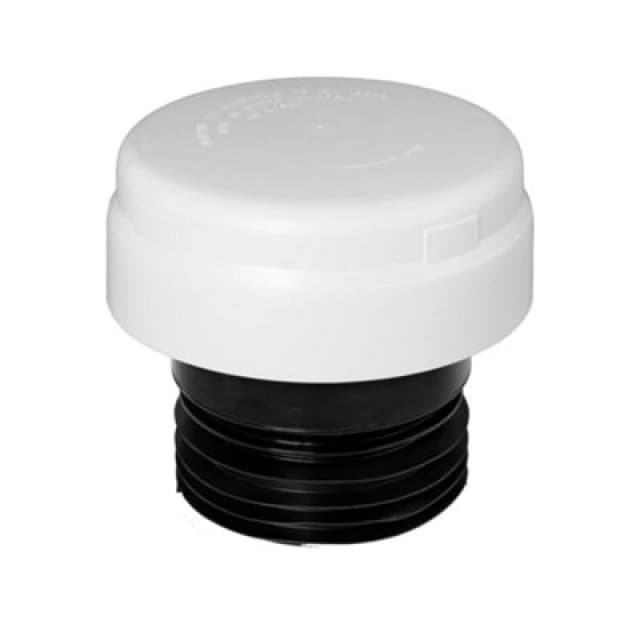 McAlpine VP100E-WH White Ventapipe 100 Internal /External with dual-fit synthetic rubber finger seal outlet for 4"/110mm pipe White
