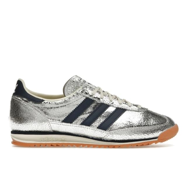 Adidas Adidas SL72 OG Silver Metallic Collegiate Navy Women Sneakers Off-White JH8654 36⅔