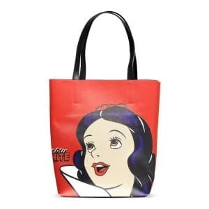 DISNEY Snow White Face Shopper Bag Placed Print - Red