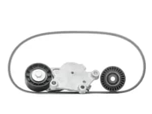 SKF V-ribbed belt set VKMA 33058 Serpentine belt kit,Auxiliary belt kit FORD,PEUGEOT,TOYOTA,Fiesta Mk6 Schragheck (JA8, JR8)