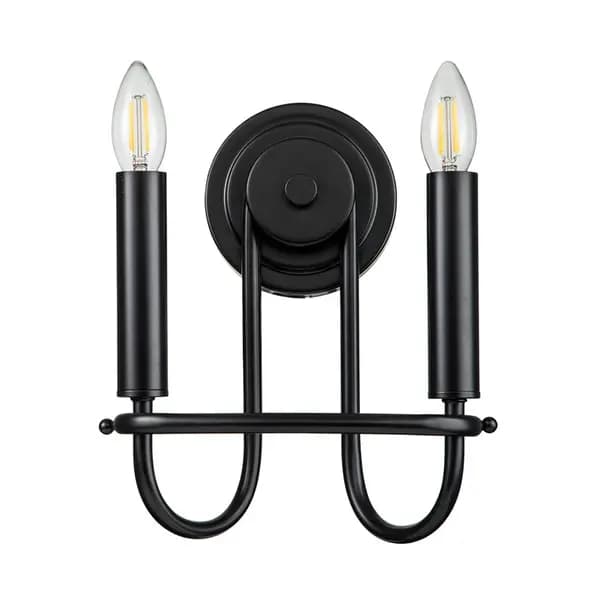 Kichler Capitol Hill Twin Wall Light - Black