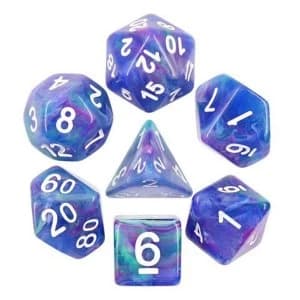 Sirius Dice Northern Lights Polyhedral 7 Dice Set