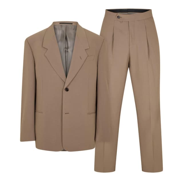 Boss Mens Perses/Juno Suit Open Beige male 38 (48)