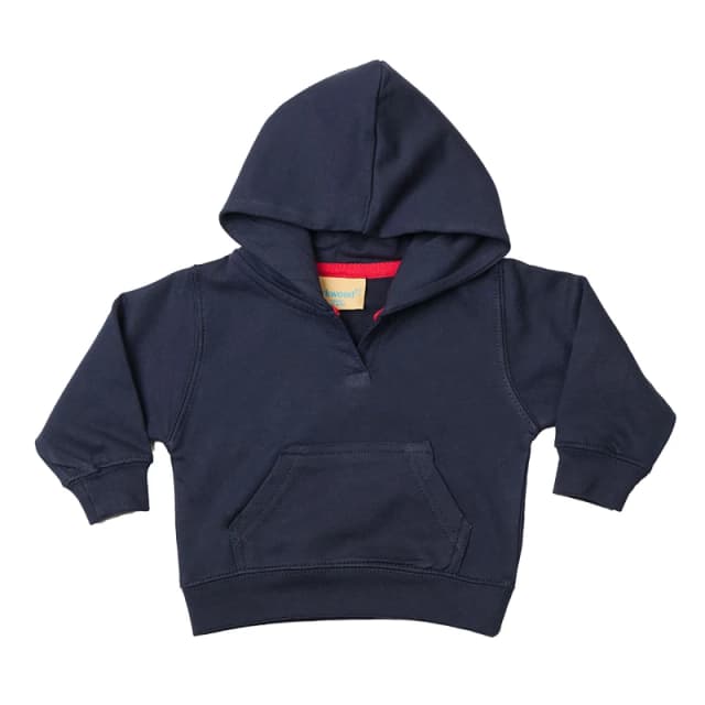 Larkwood Hooded Sweatshirt Hoodie in Navy Size: 3-4 Years Navy Unisex 3-4 Years