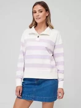 Barbour Snapdragon Funnel Neck Stripe Jumper - Multi, Size 18, Women