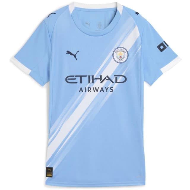 Puma Manchester City Home Shirt 2025 2026 Womens Blue female 10 (S)