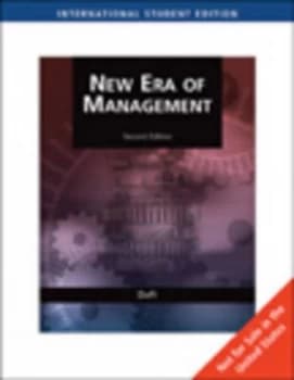 New Era of Management by Richard L Daft and Richard L Daft Paperback