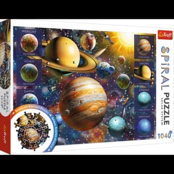 Spiral Puzzle Solar System - 1040 Pieces